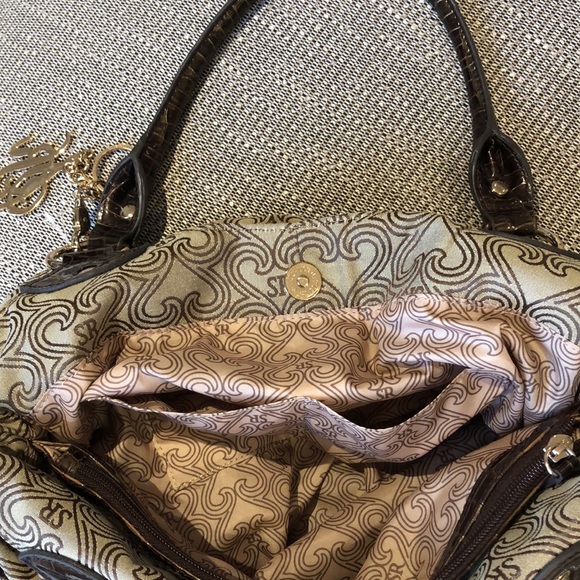 Sienna Ricchi Signature shoulder bag. Brown Purse - Picture 11 of 12